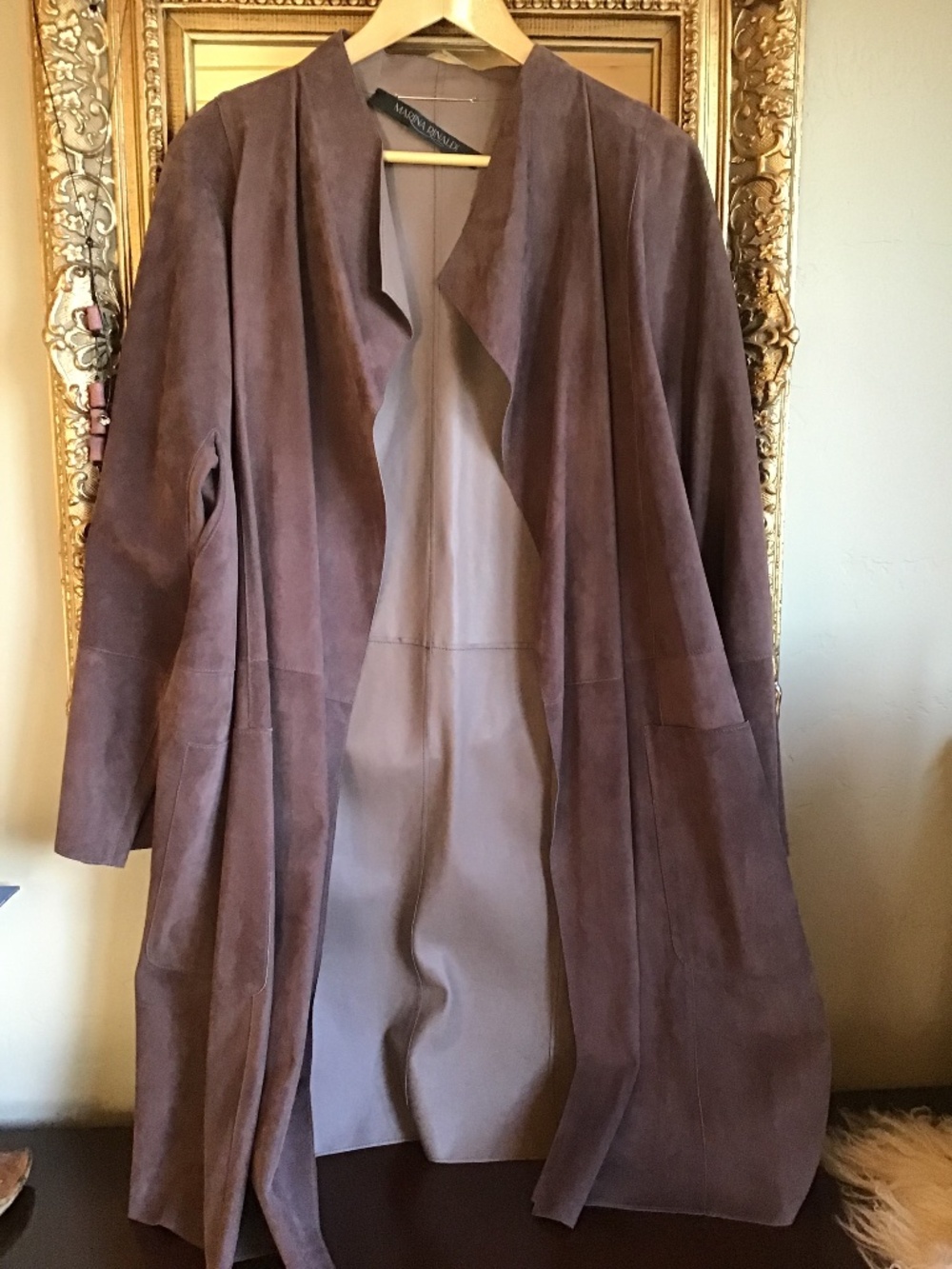 New Marina Rinaldi Suede coat jacket